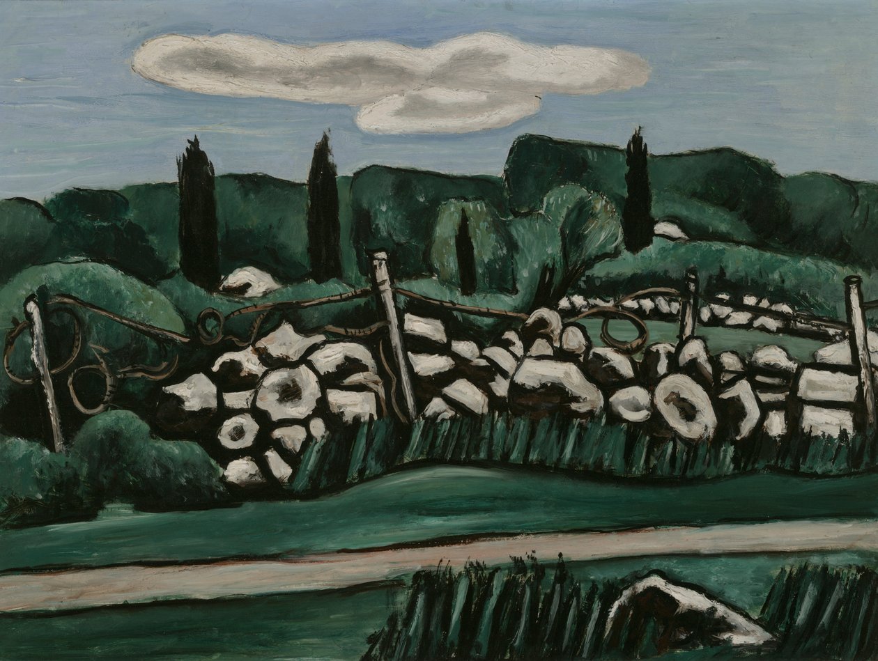 Son Taş Duvarlar, Dogtown by Marsden Hartley