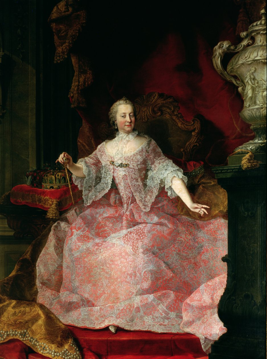 İmparatoriçe Maria Theresa (1717-80) 1744 by Martin II Mytens or Meytens