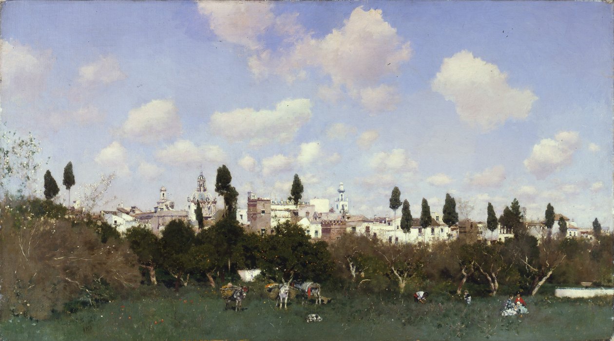 portakal toplama by Martín Rico y Ortega