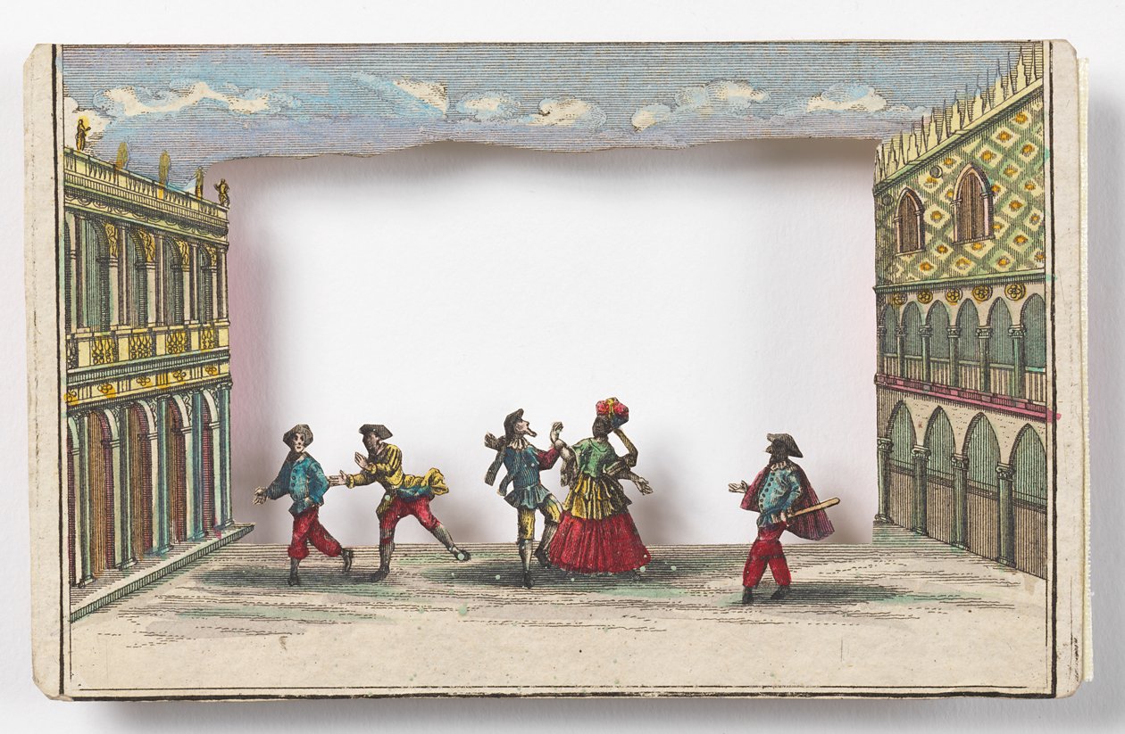 Venedik Karnavalı (Peep-show) by Martin Engelbrecht