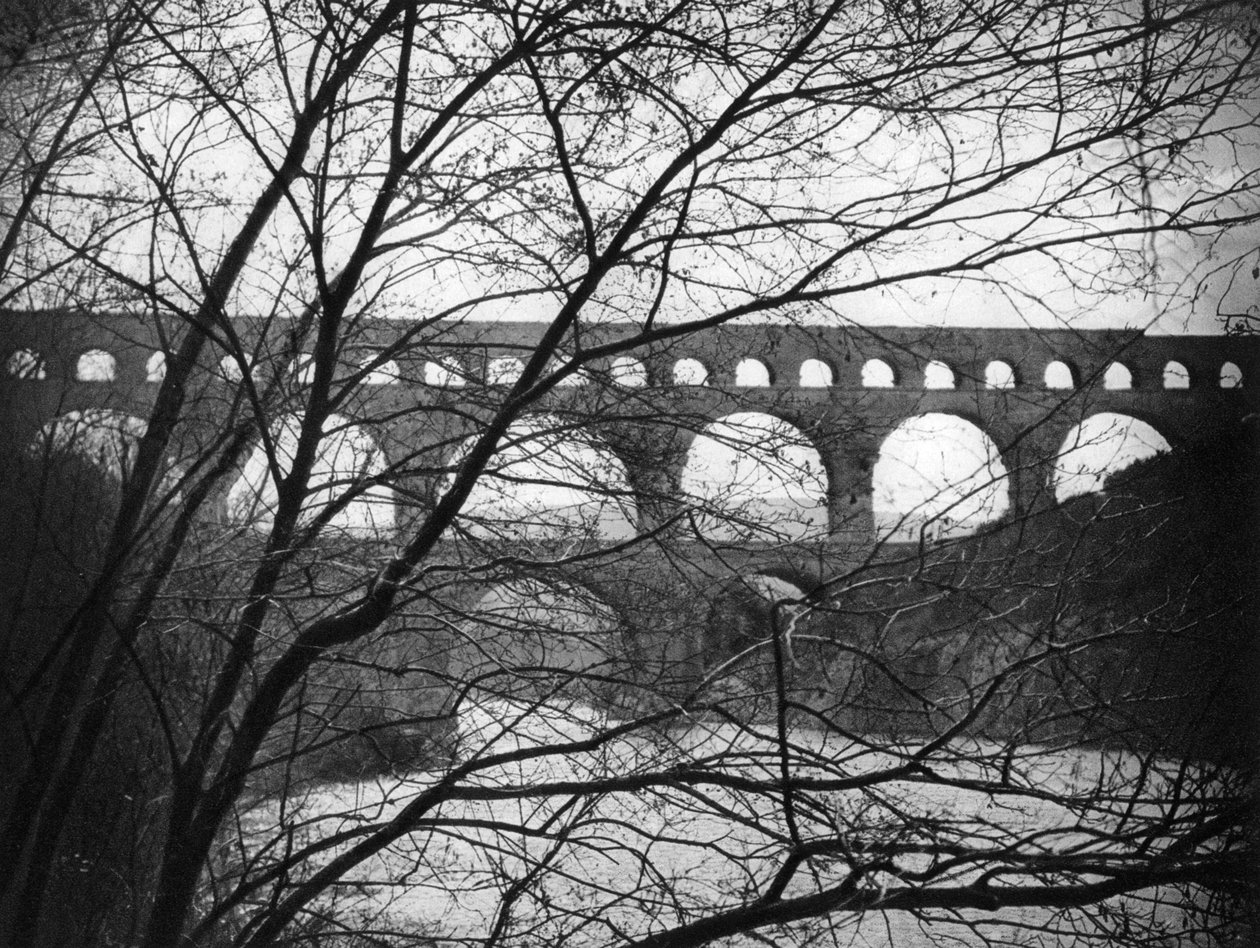 Pont du Gard, Provence, Fransa, 1937 by Martin Hurlimann