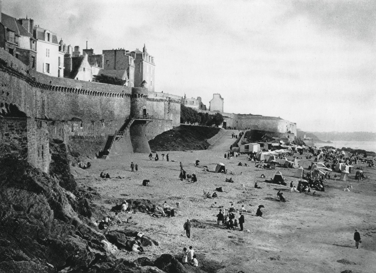 Saint-Malo, Fransa, Brittany, 1937 by Martin Hurlimann
