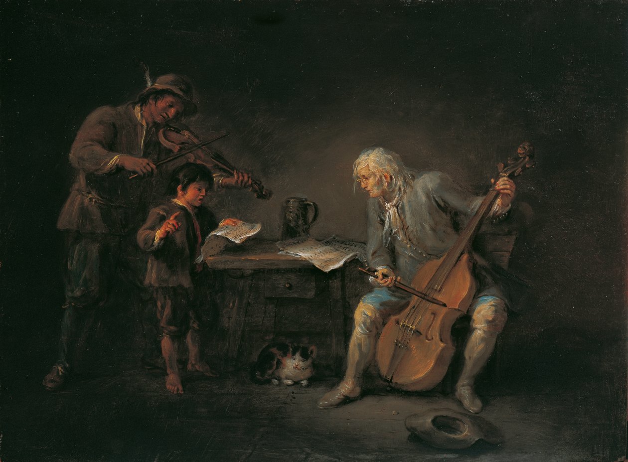 müzisyenler by Martin Johann Schmidt