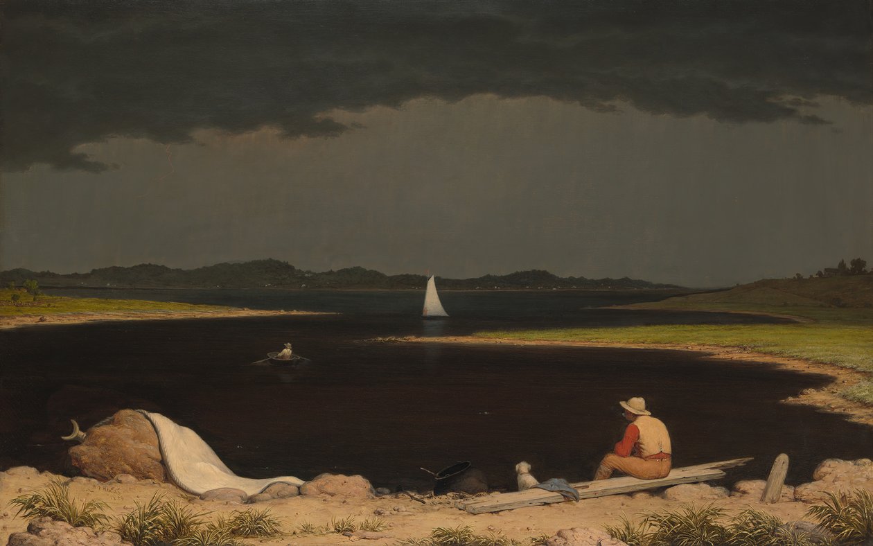 Yaklaşan Yıldırım Fırtınası, 1859. by Martin Johnson Heade