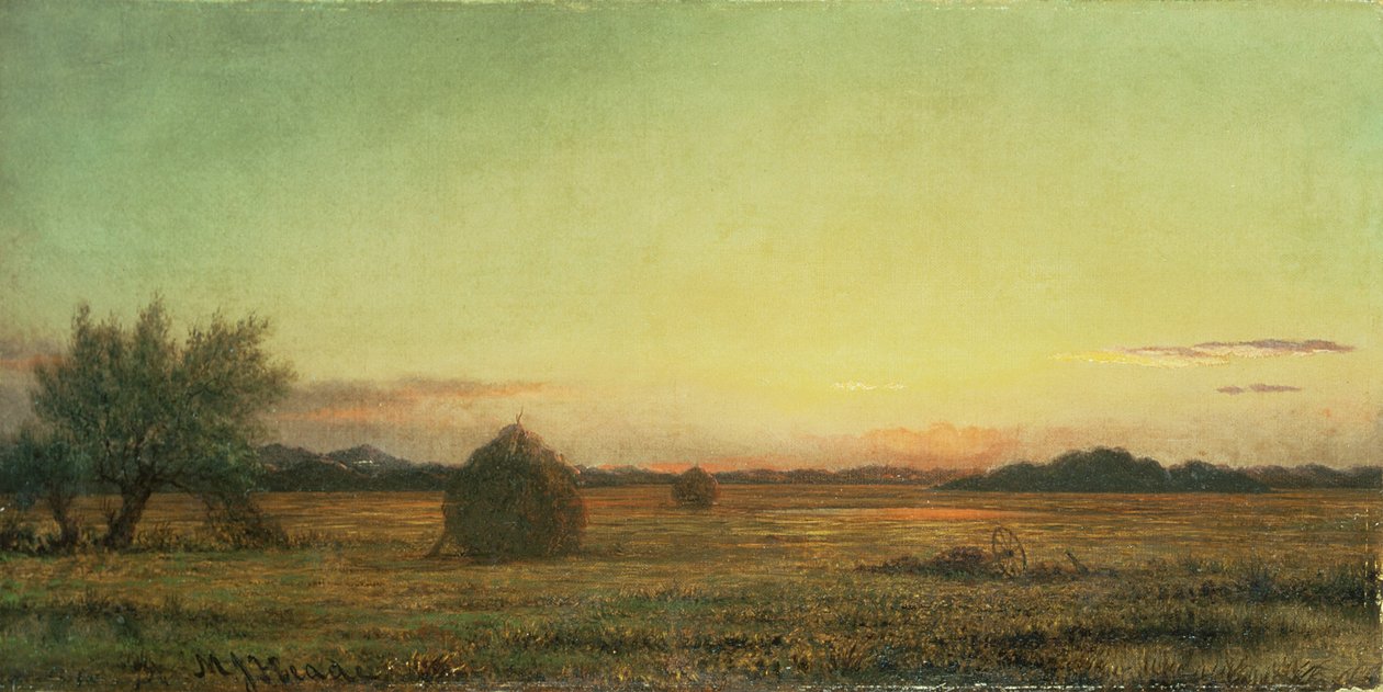Jersey Çayırları by Martin Johnson Heade