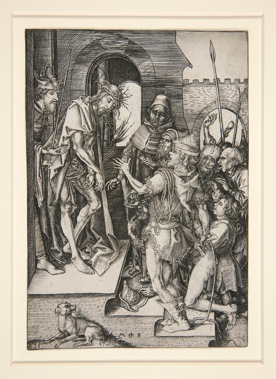 İnsanlara Sunulan İsa (Ecce Homo) by Martin Schongauer