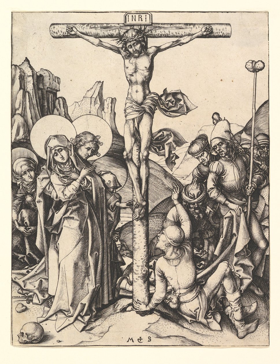 Çarmıha germe, yaklaşık 1435-1491. by Martin Schongauer