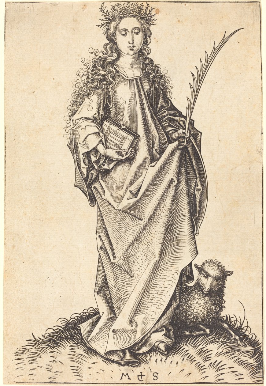 Aziz Agnes by Martin Schongauer