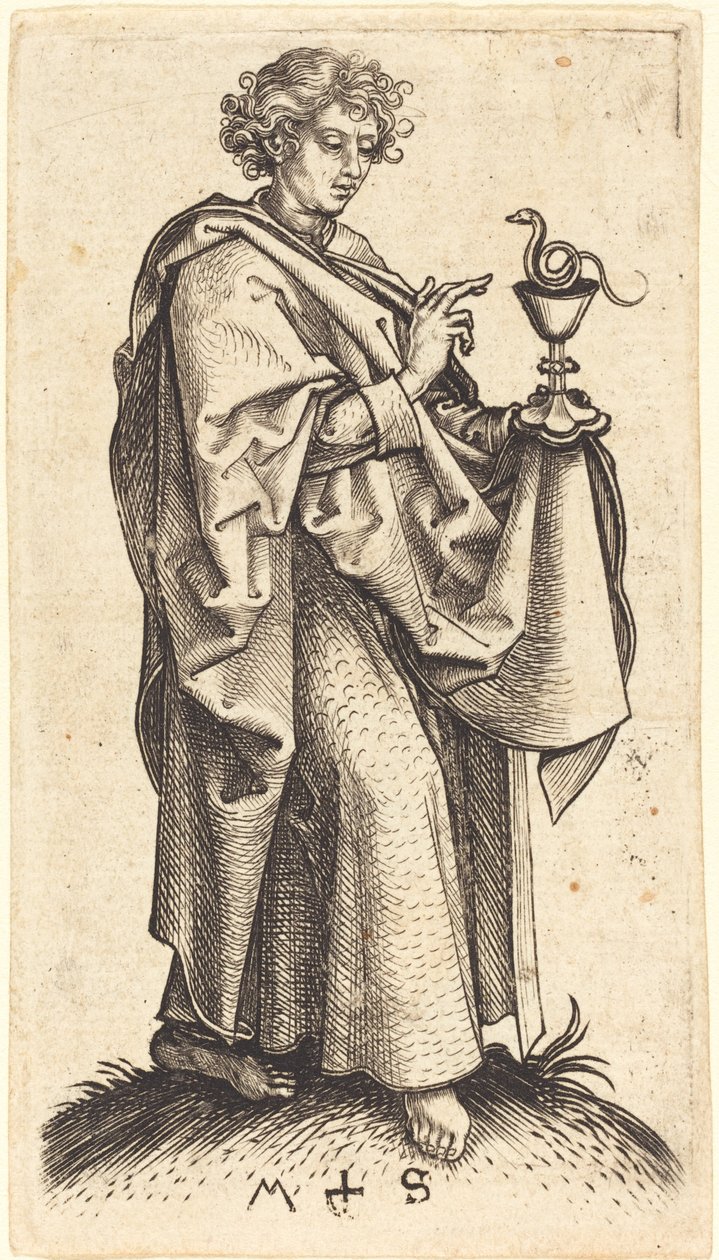 Aziz John Evangelist by Martin Schongauer