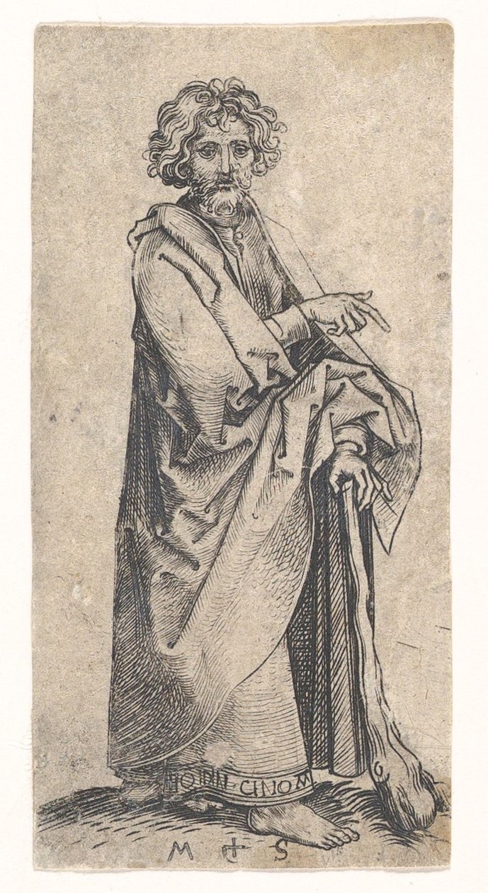 Aziz James Az, ca. 1435-1491. by Martin Schongauer