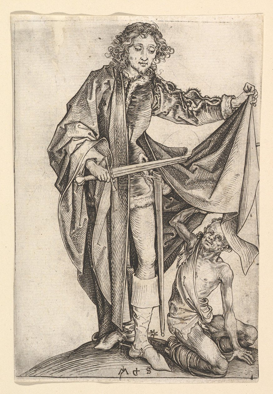 Aziz Martin, yaklaşık 1435-1491. by Martin Schongauer