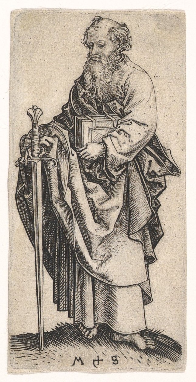 St. Paul, ca. 1435-1491. by Martin Schongauer