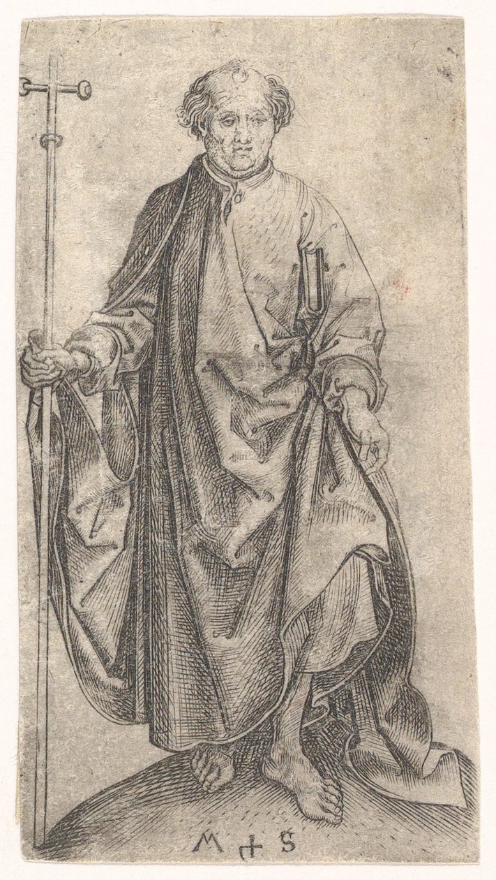 Aziz Philipp, yaklaşık 1435-1491. by Martin Schongauer