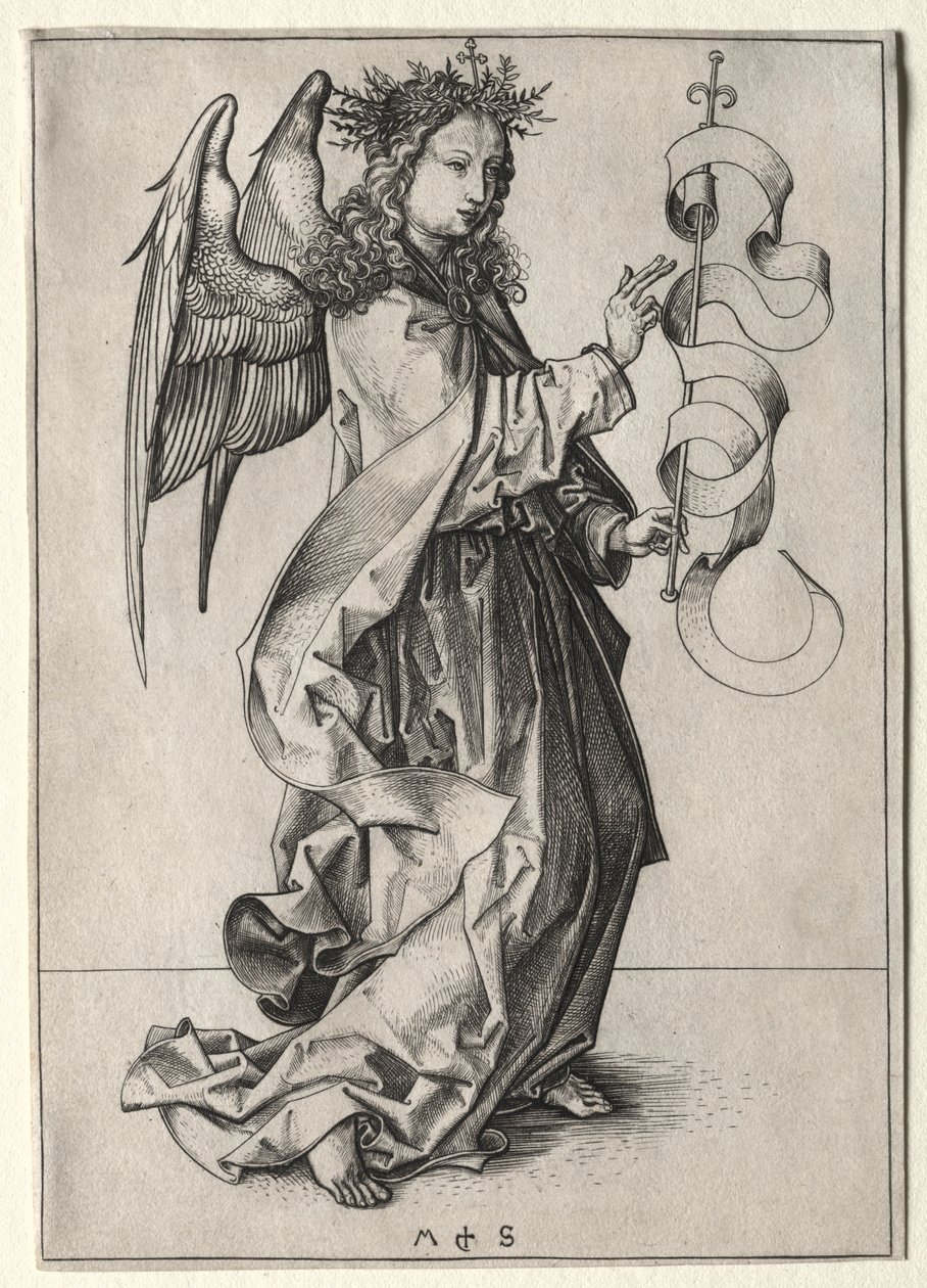 Müjde Meleği by Martin Schongauer