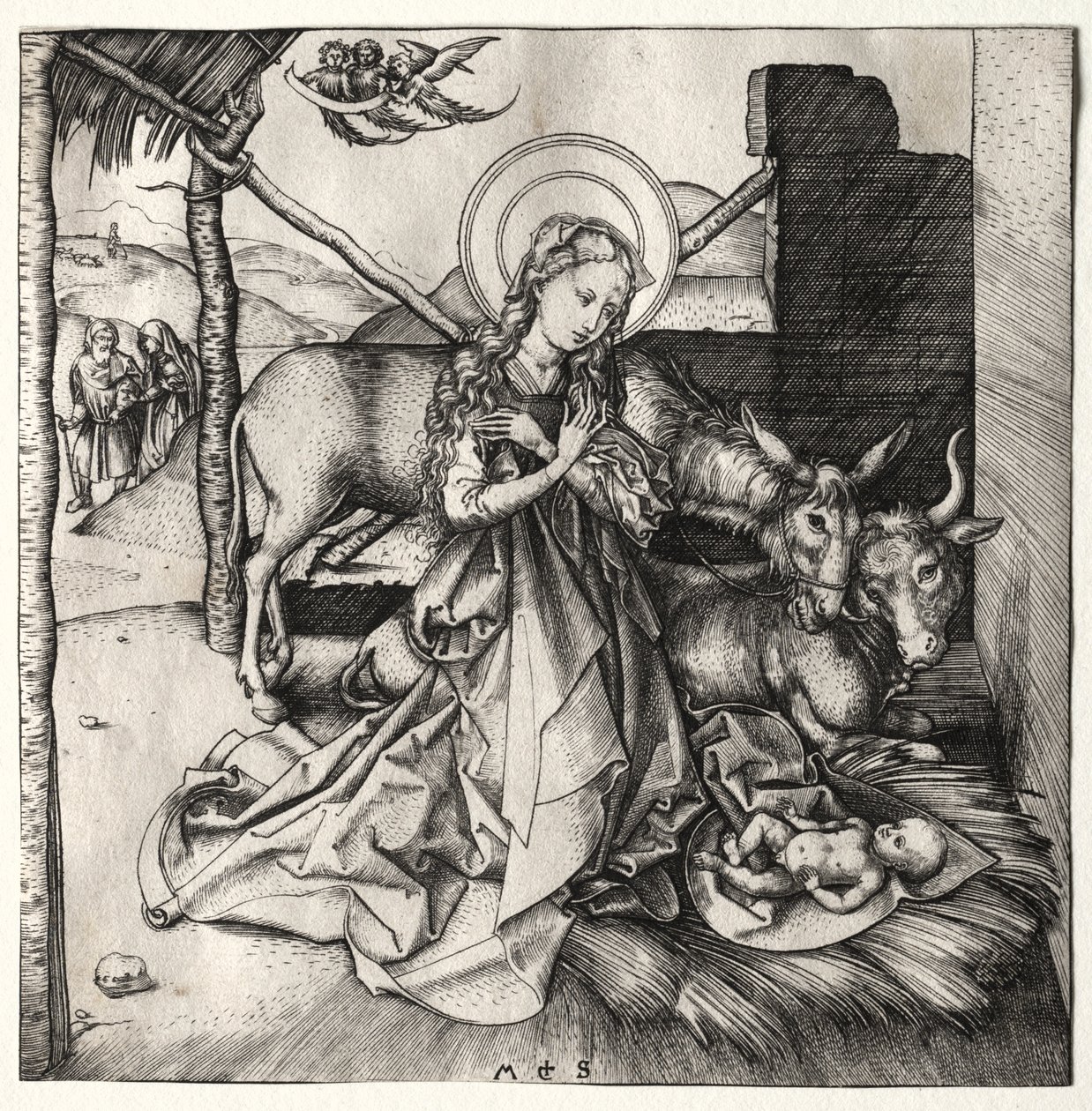 İsa'nın Hayatı: Doğuş by Martin Schongauer