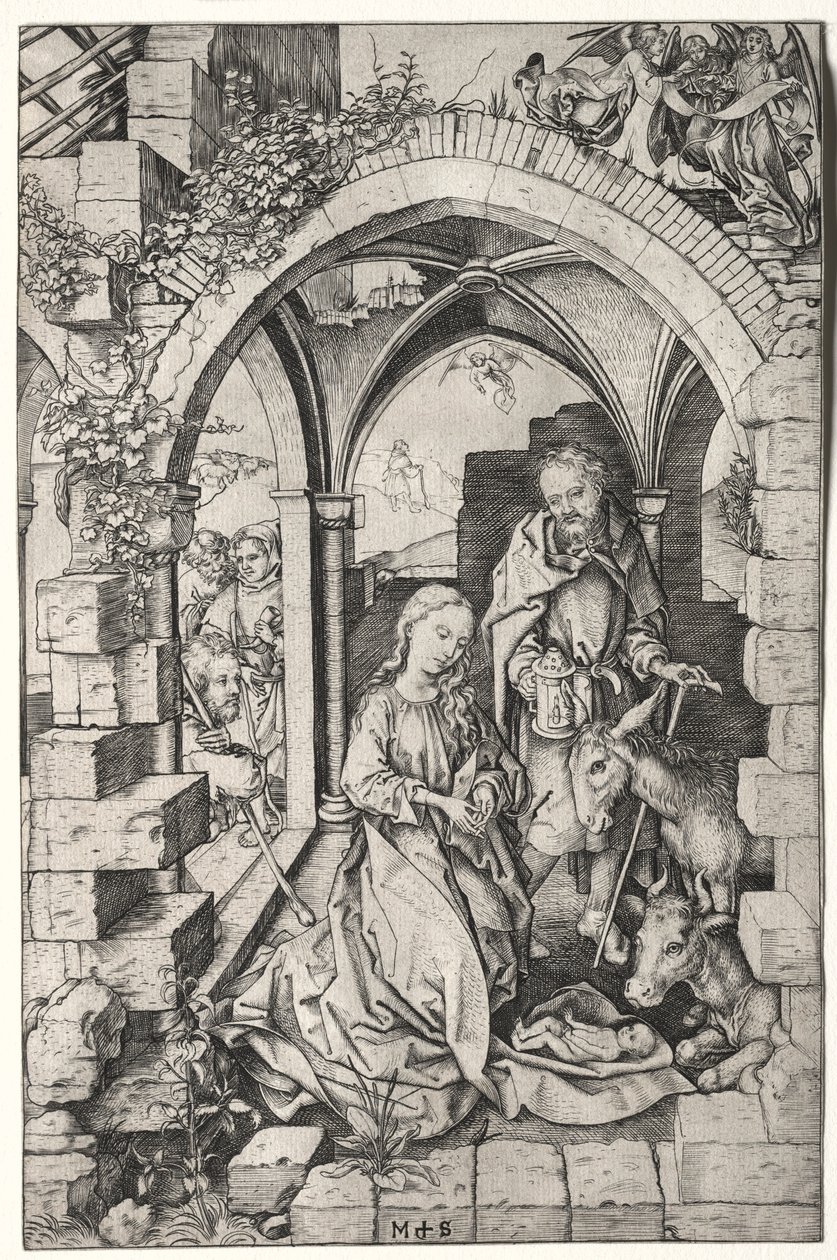 Doğuş. by Martin Schongauer