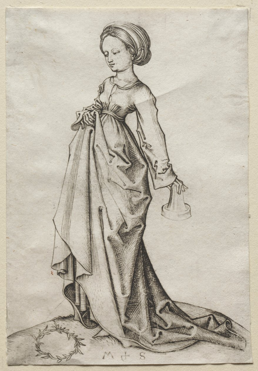 Aptal Bakirelerin İkinci by Martin Schongauer