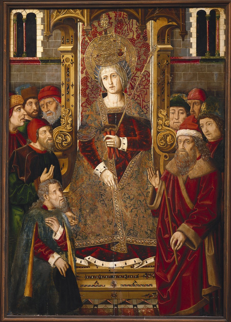 Aziz Helena by Martin & Ximenez Miguel (fl.1466 1505) Bernat
