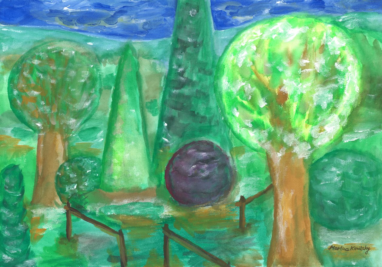 Yağmurdan sonra bahçe by Martina Konitzky