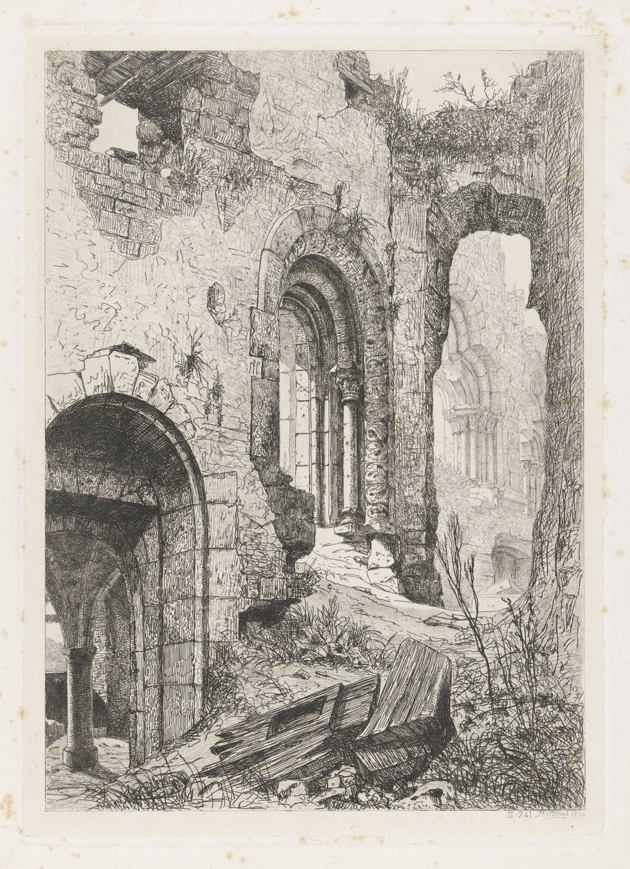 Vianden Kalesi by Martinus Antonius Kuytenbrouwer jr.