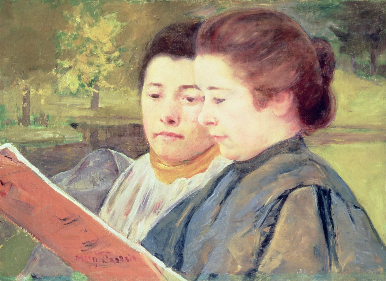 Kadın Okuma by Mary Cassatt