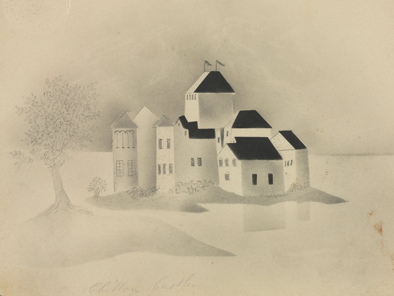 Chillon Kalesi. by Mary Altha Nims