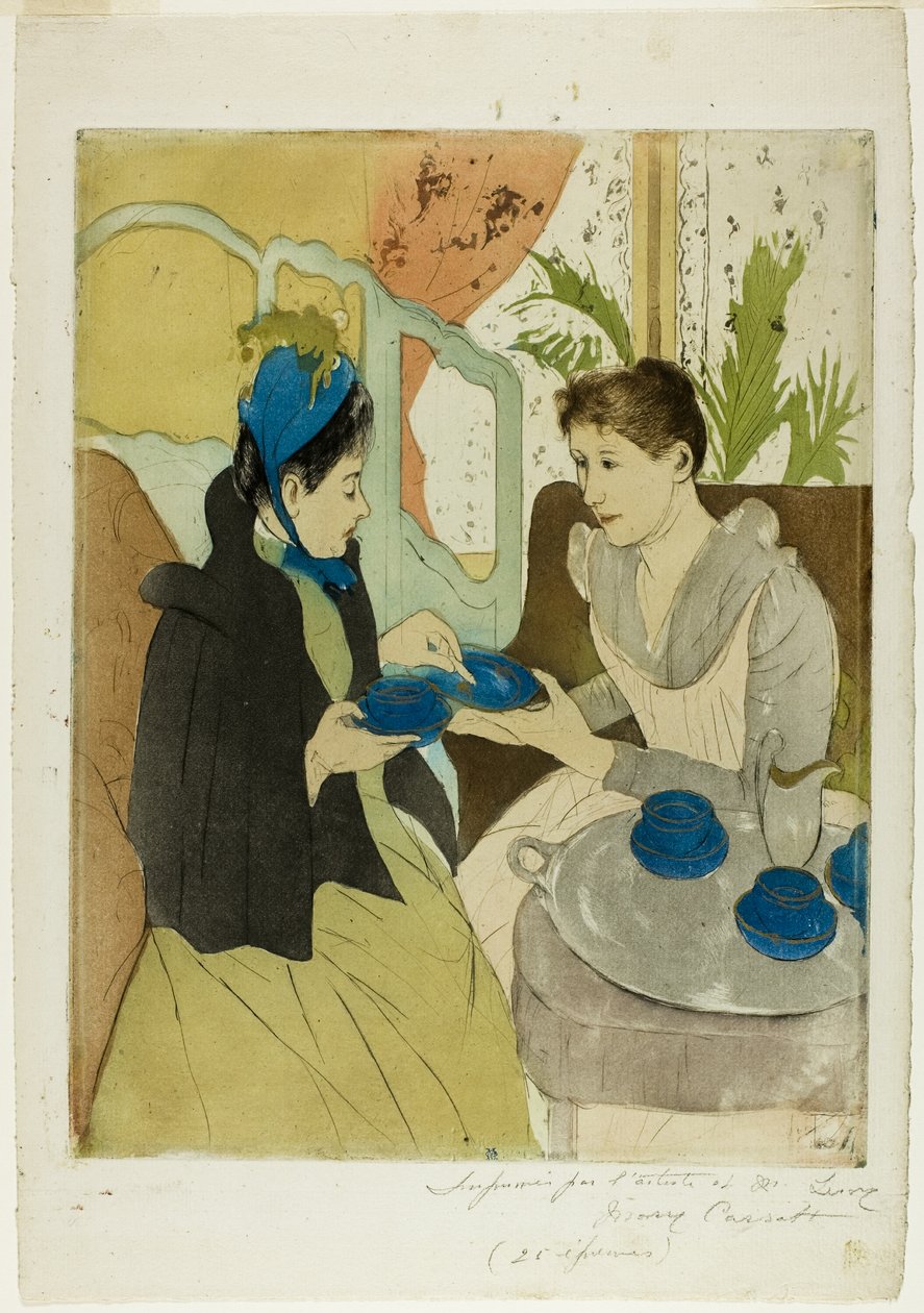 ikindi çayı partisi by Mary Cassatt