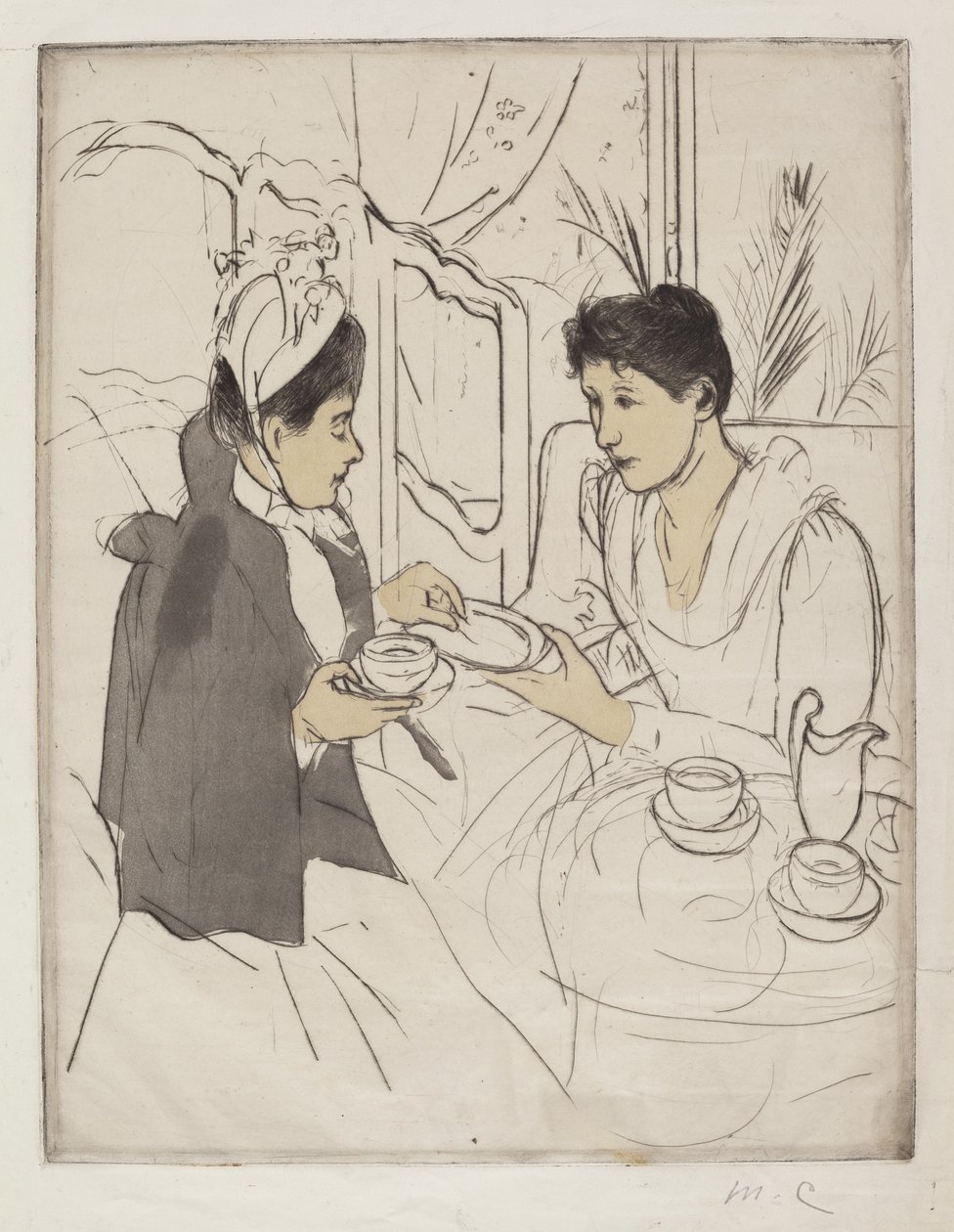 İkindi Çayı Partisi, 1890-1891. by Mary Cassatt