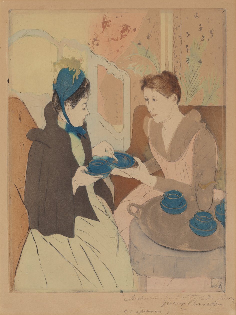 İkindi Çayı Partisi, 1890-1891. by Mary Cassatt