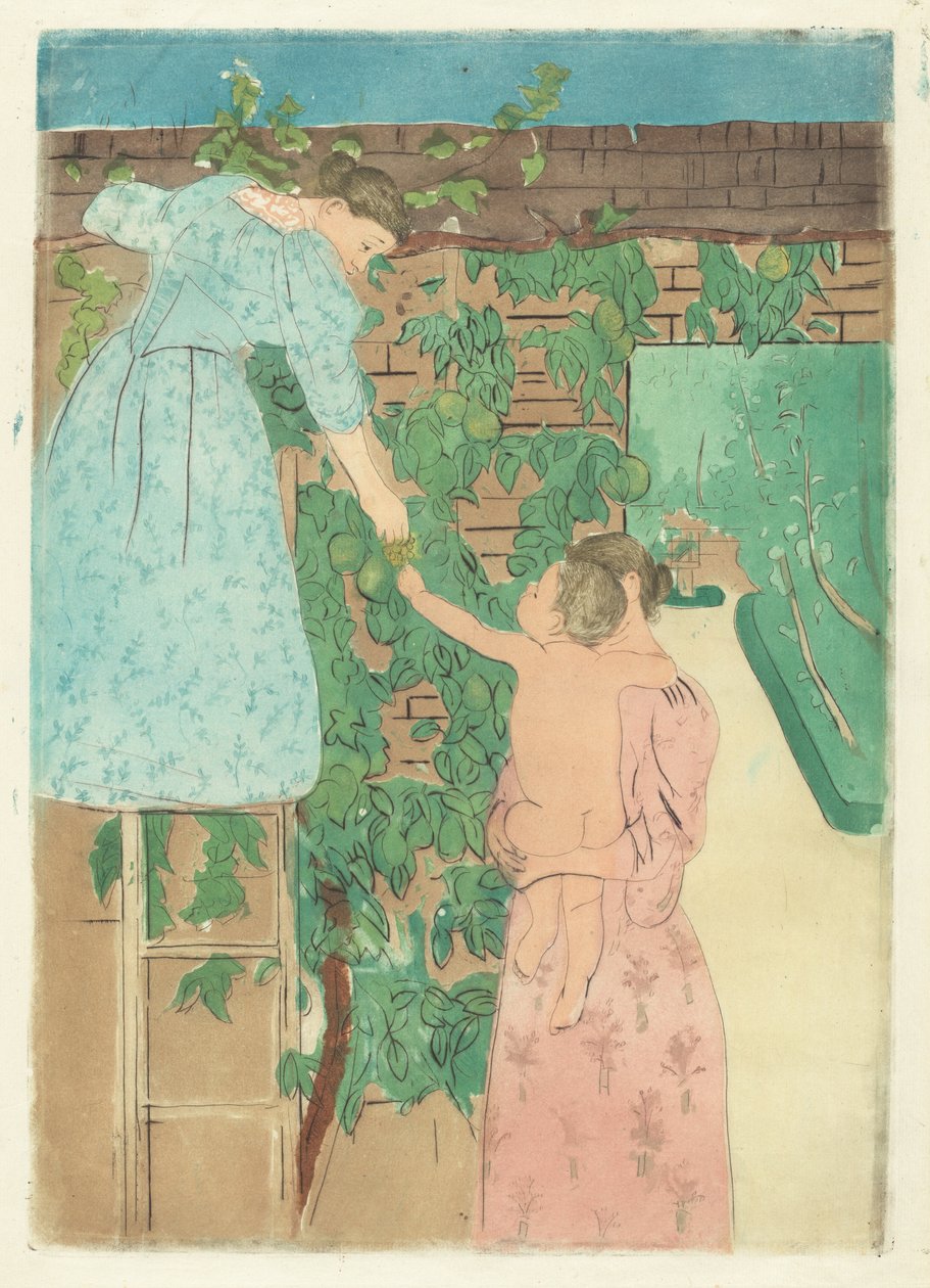 Meyve Toplama by Mary Cassatt