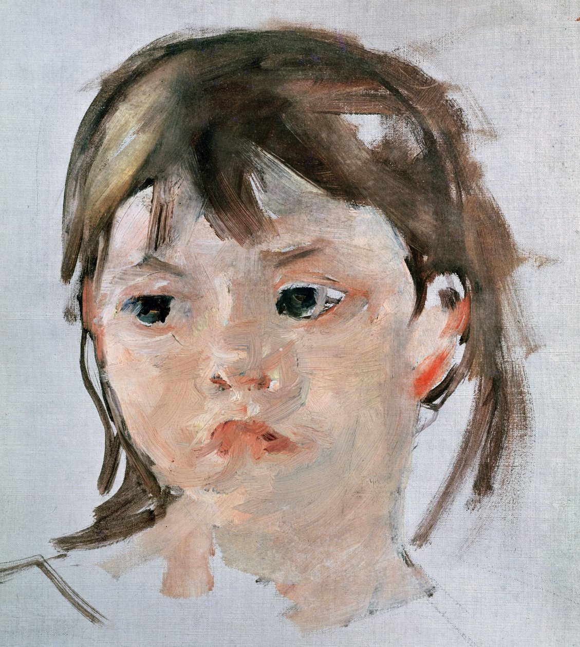 Genç Kızın Başı by Mary Cassatt