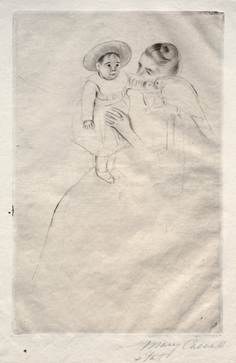 Septeuilli Hélène, c. 1891. by Mary Cassatt