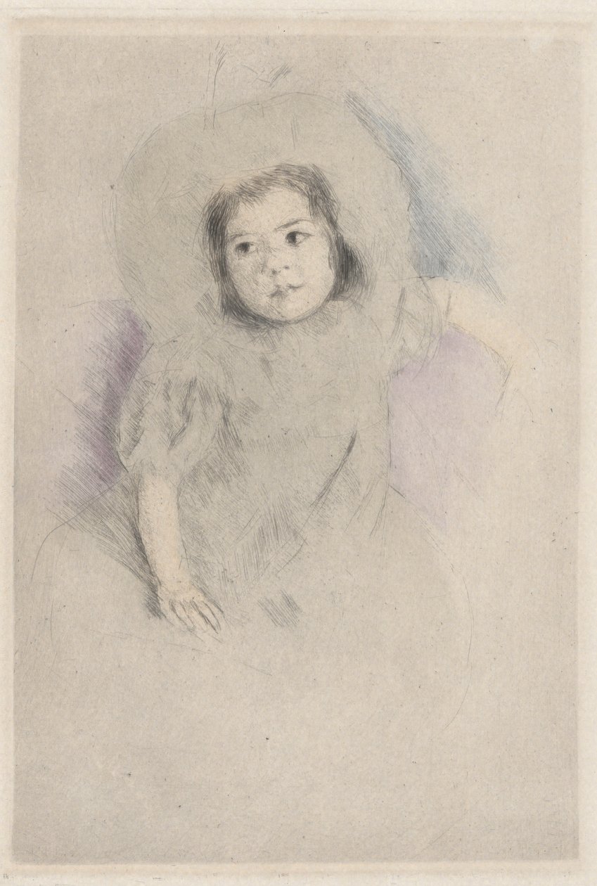 Bir Bone Takan Margot (No. 1) by Mary Cassatt