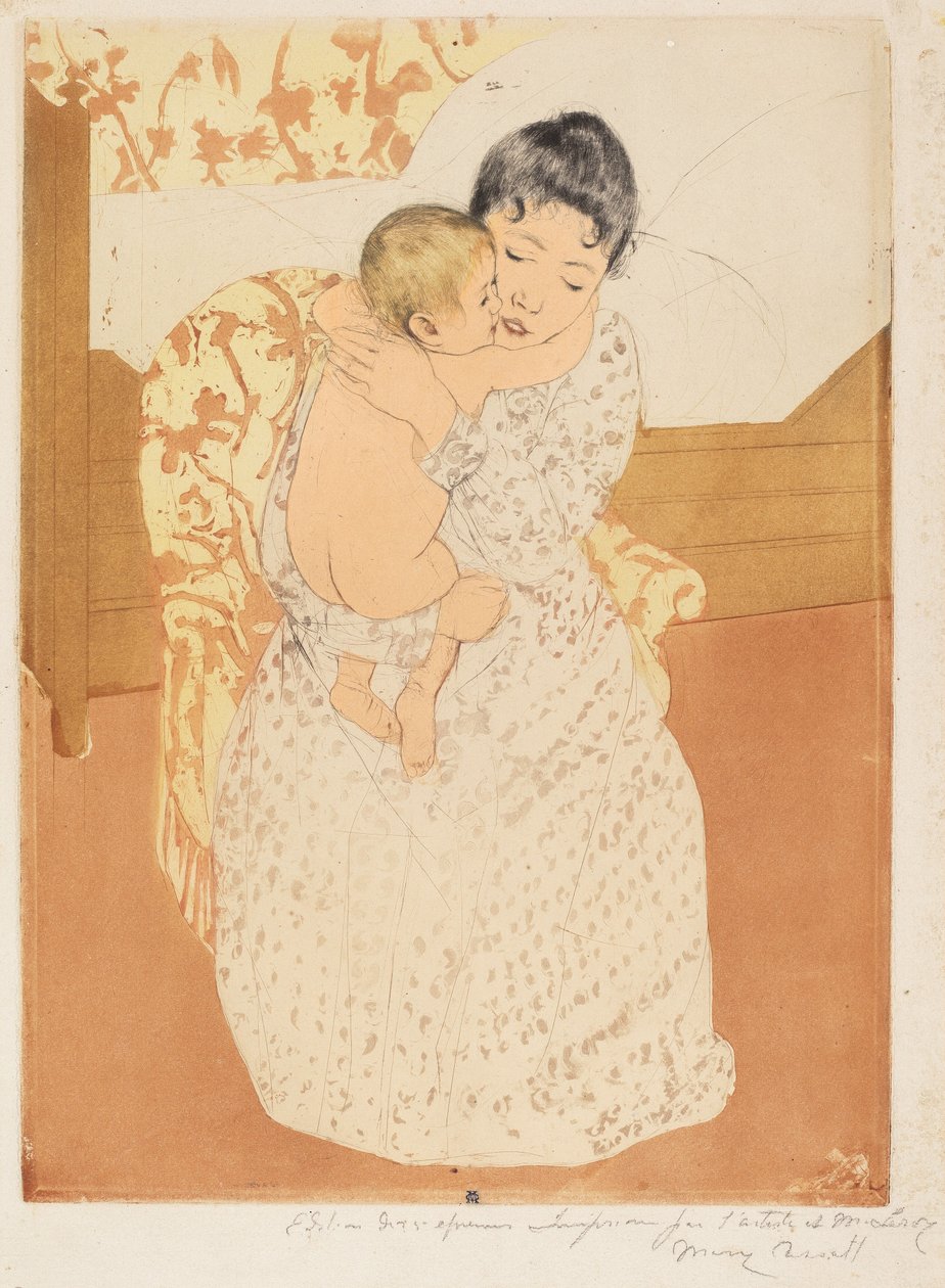 anne şefkati by Mary Cassatt