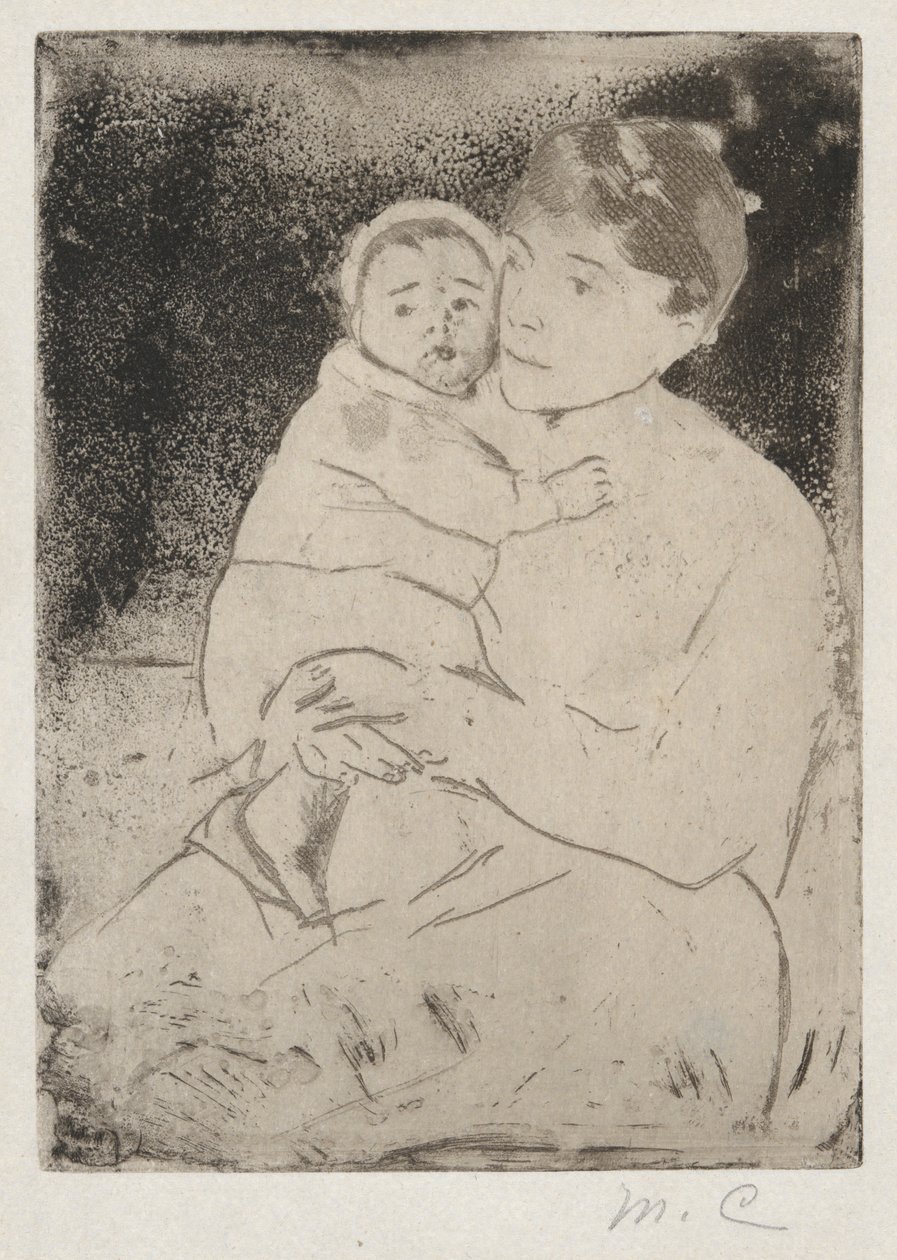 Hemşire ve Bebek Faturası (No. 1) by Mary Cassatt