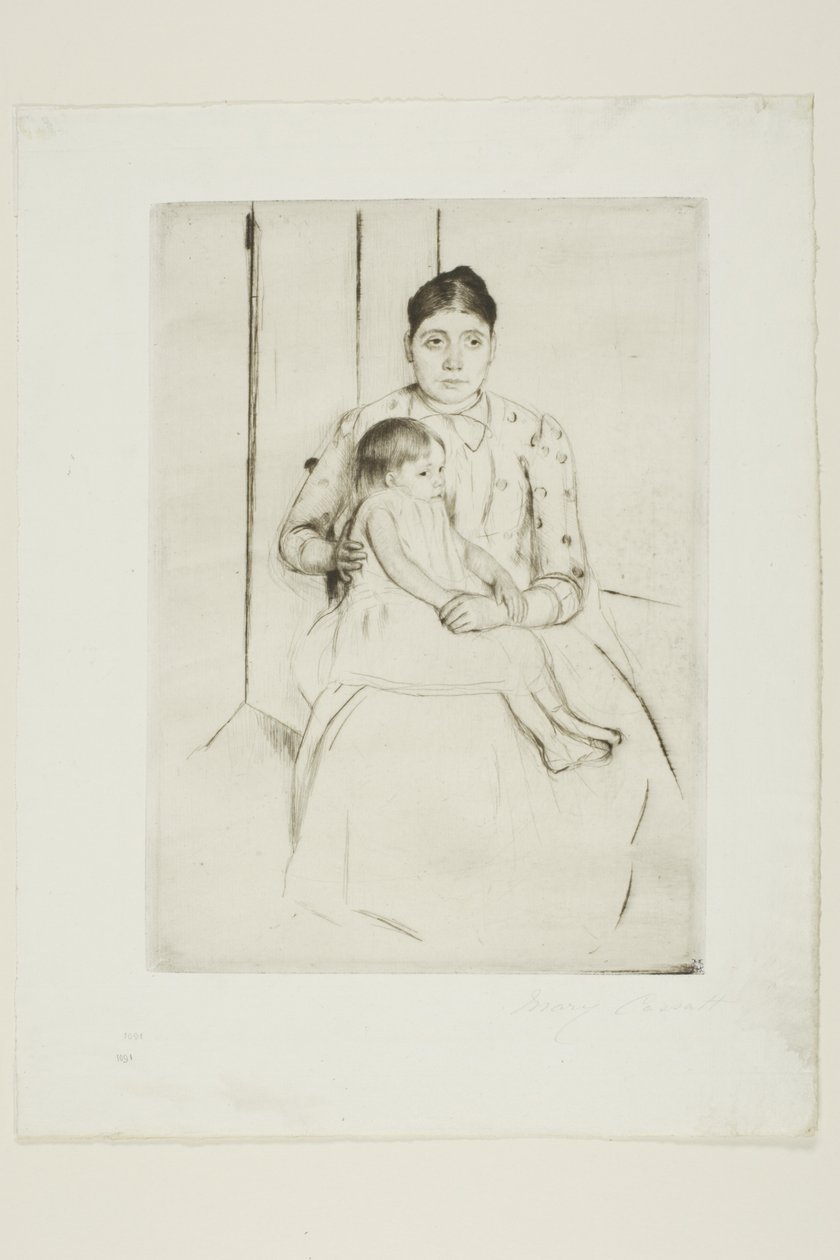 dinlenmek by Mary Cassatt