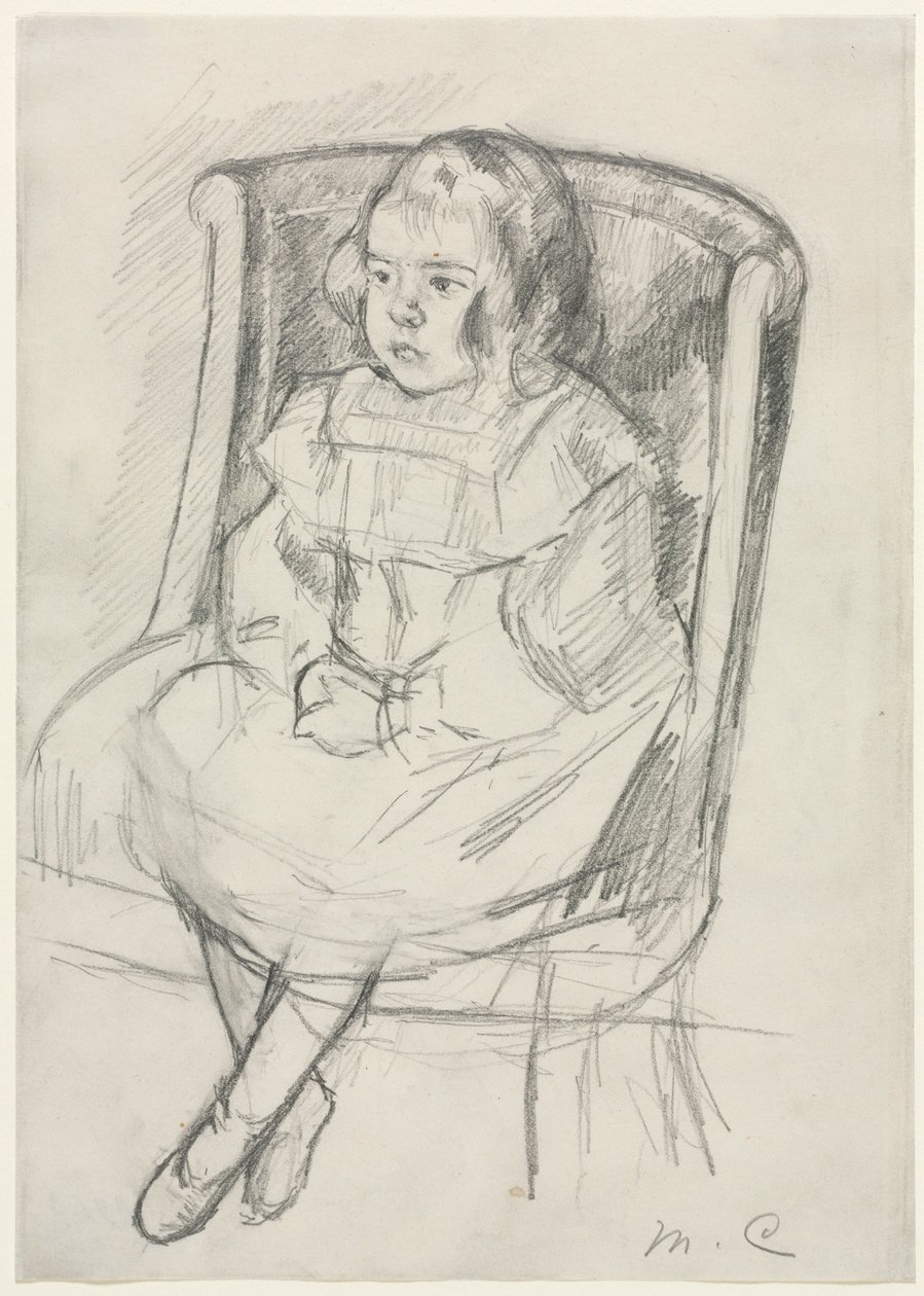 Simone Oturan, c. 1903. by Mary Cassatt