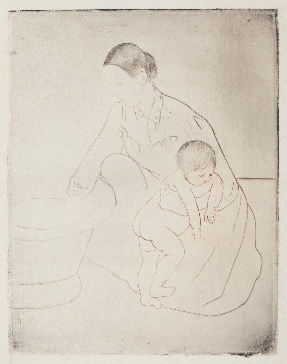 Hamam, 1890-1891. by Mary Cassatt