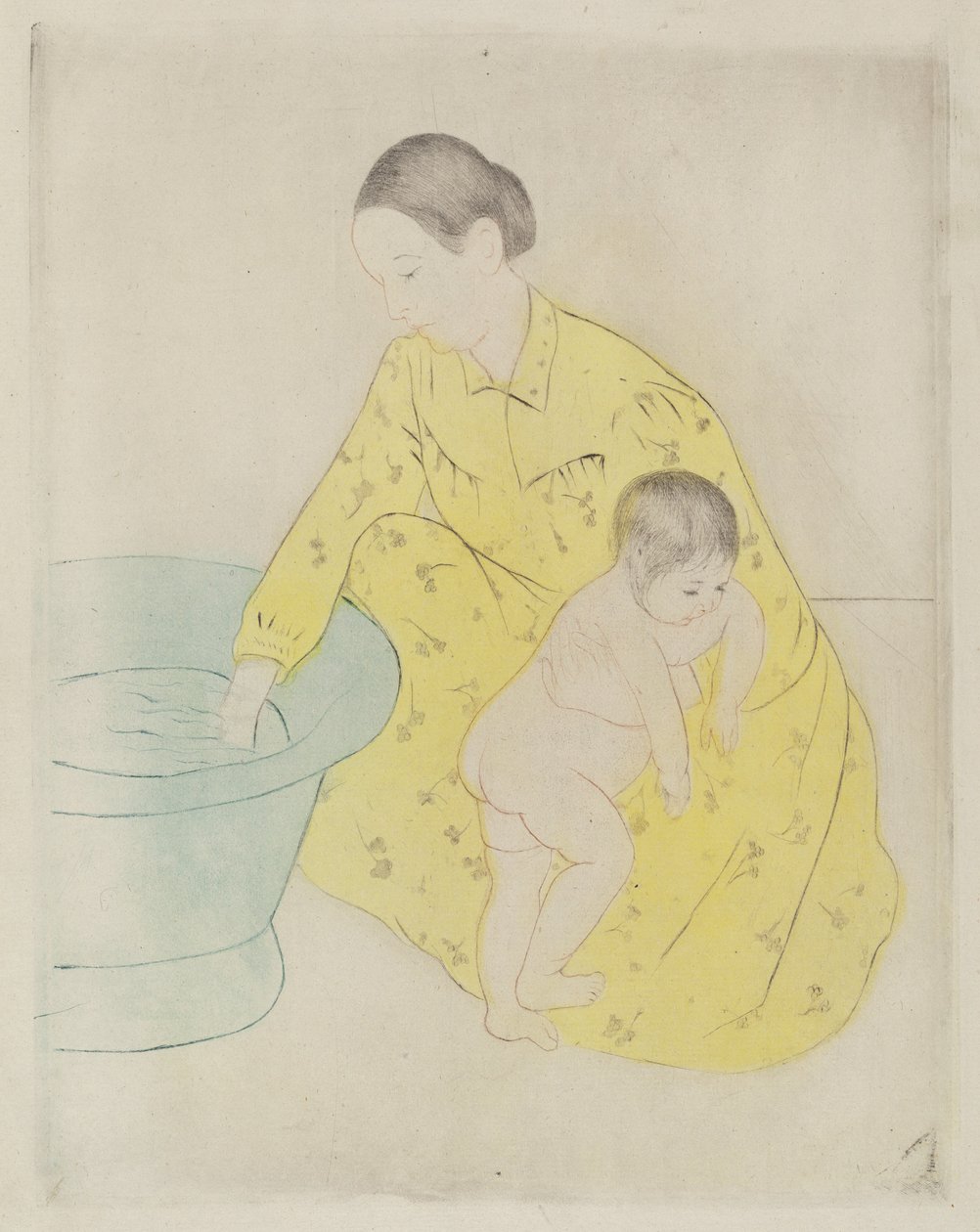 Hamam, 1890-1891. by Mary Cassatt