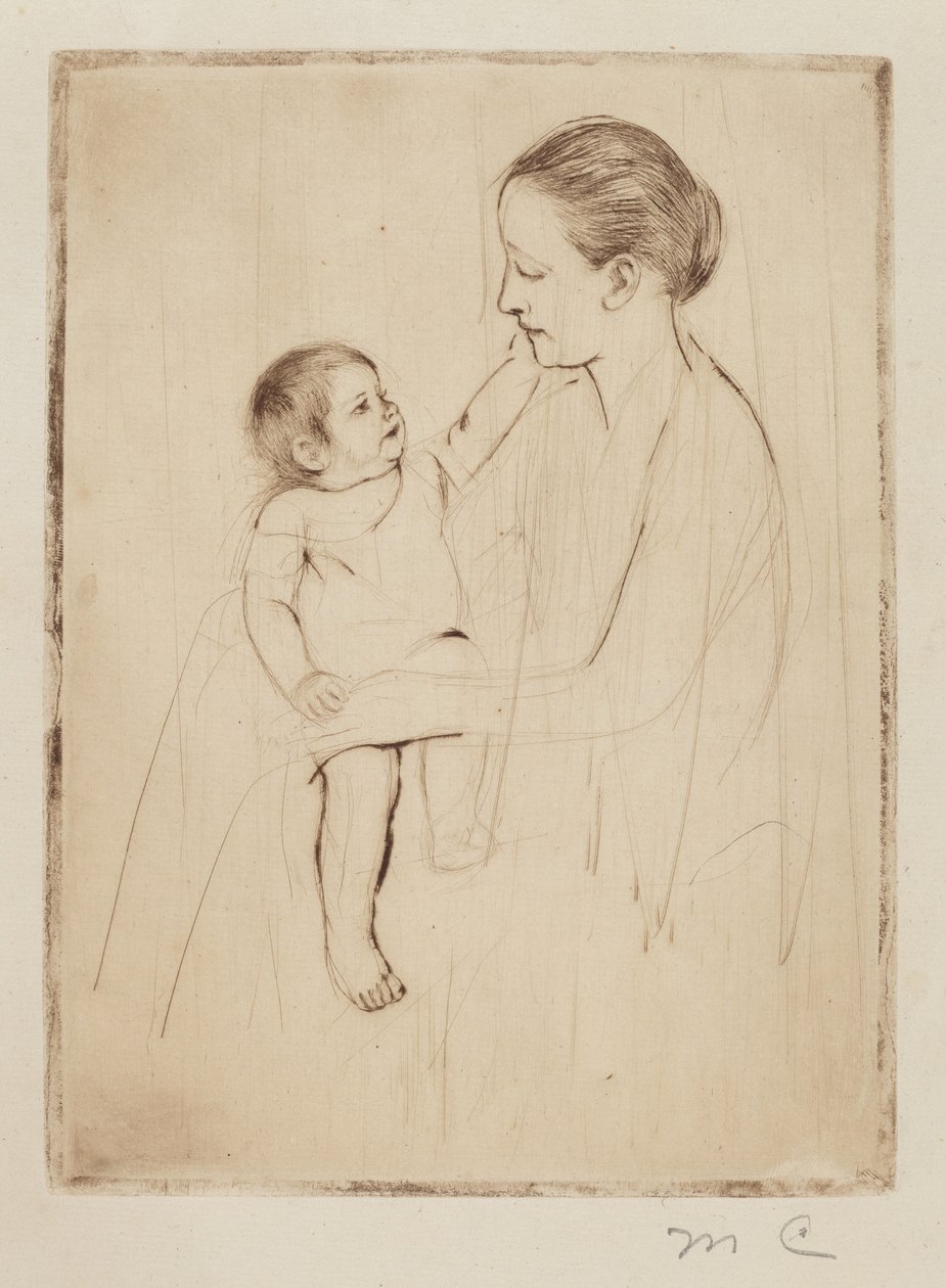 okşamak by Mary Cassatt