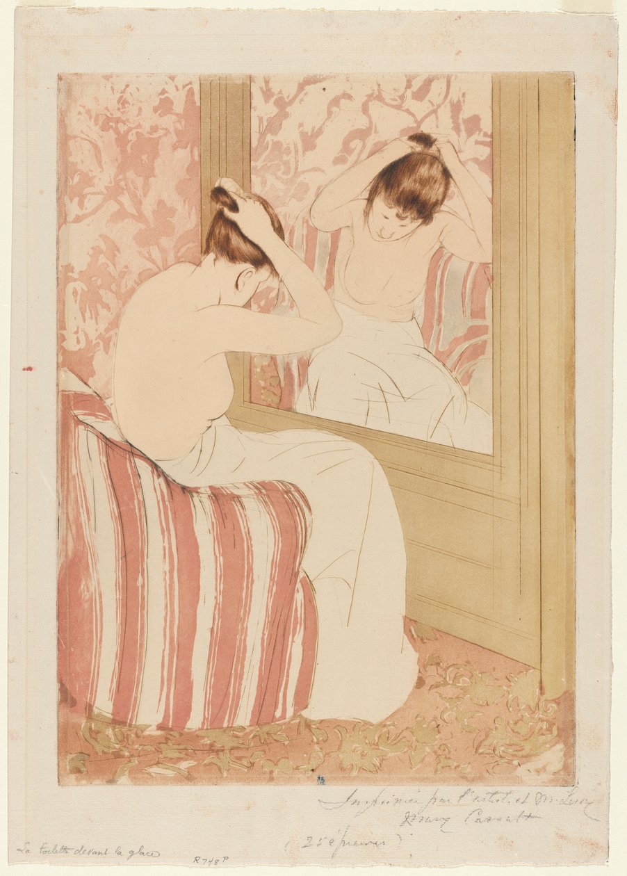 Berber, 1890-1891. by Mary Cassatt