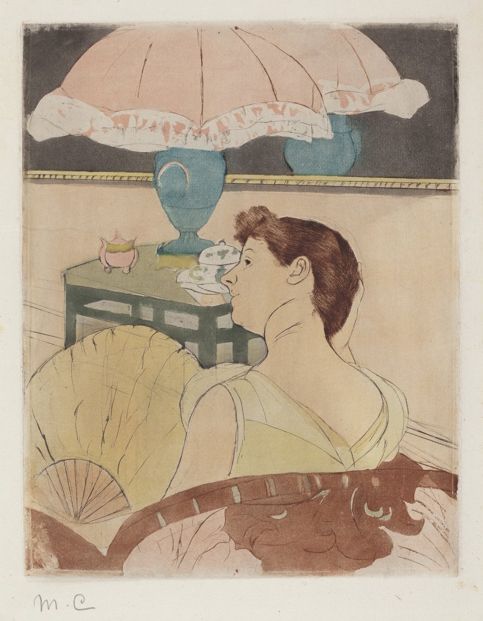 Lamba, 1890-1891. by Mary Cassatt