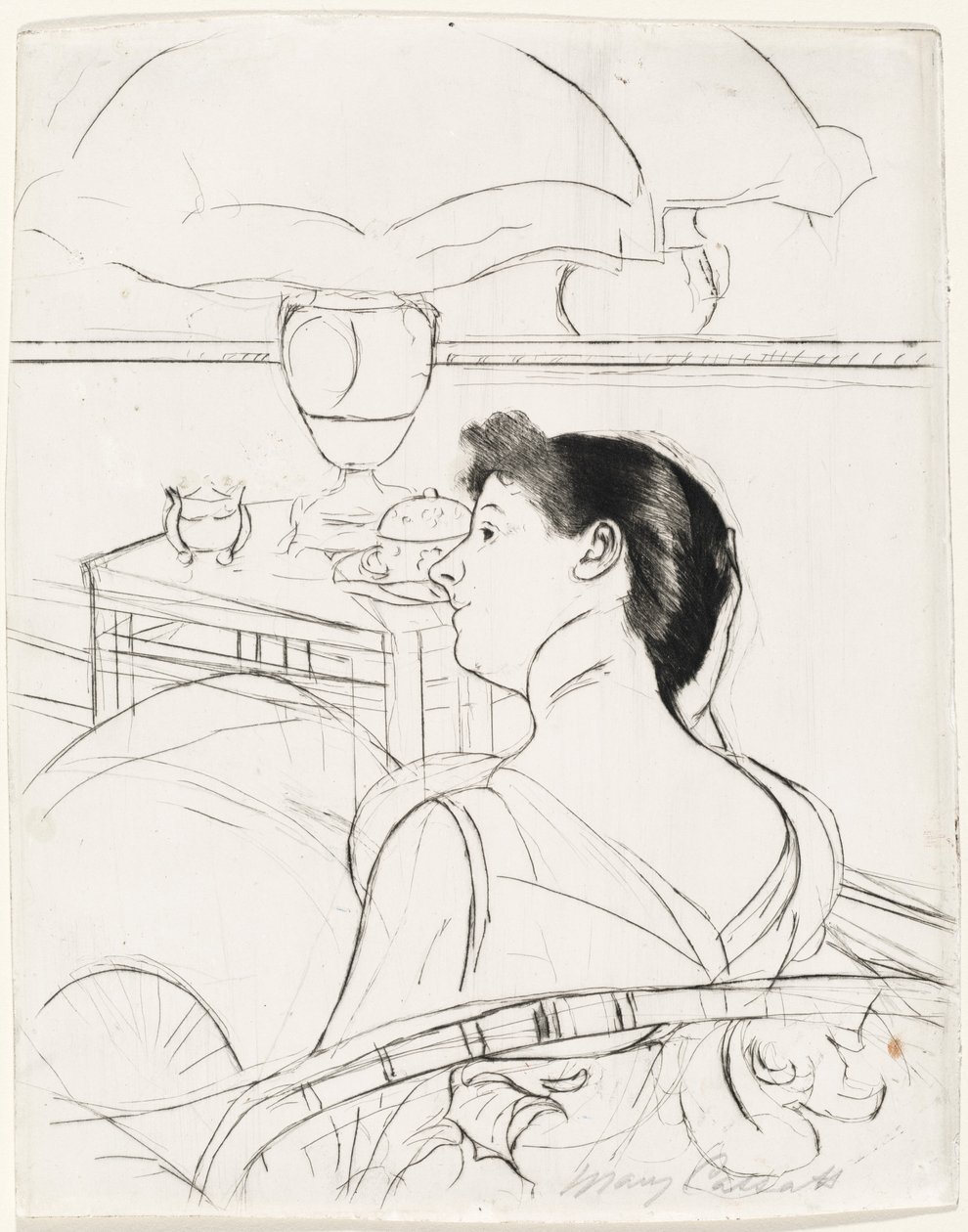 Lamba, 1890-1891. by Mary Cassatt