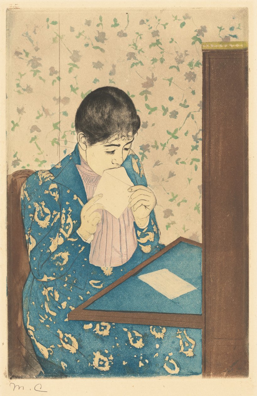 Mektup by Mary Cassatt