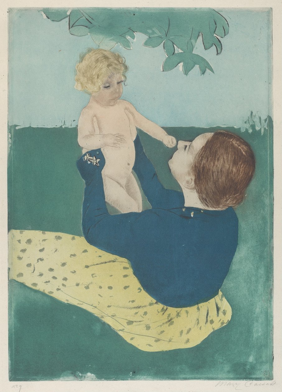 At Kestanesi Ağacının Altında by Mary Cassatt