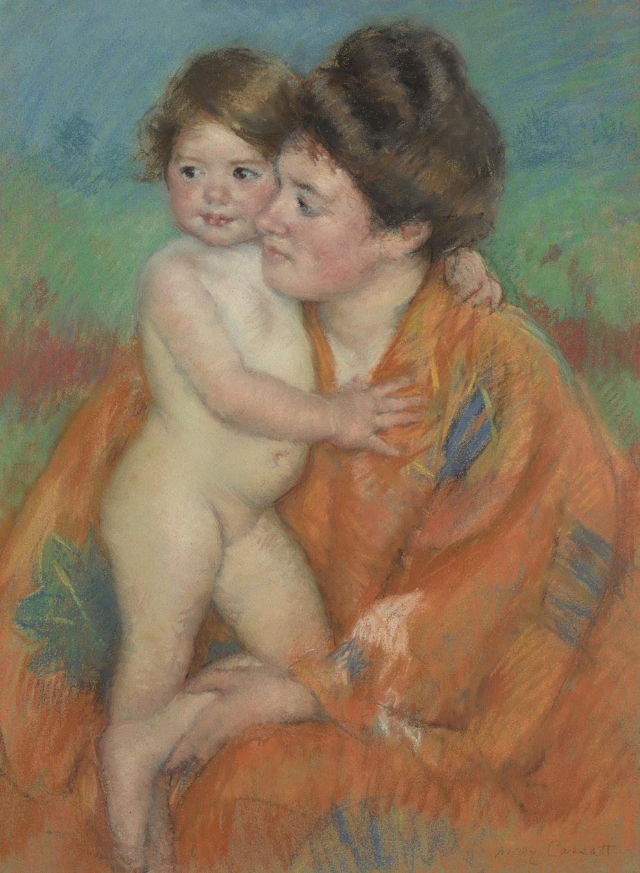 Bebekli Kadın, c.1902 by Mary Cassatt