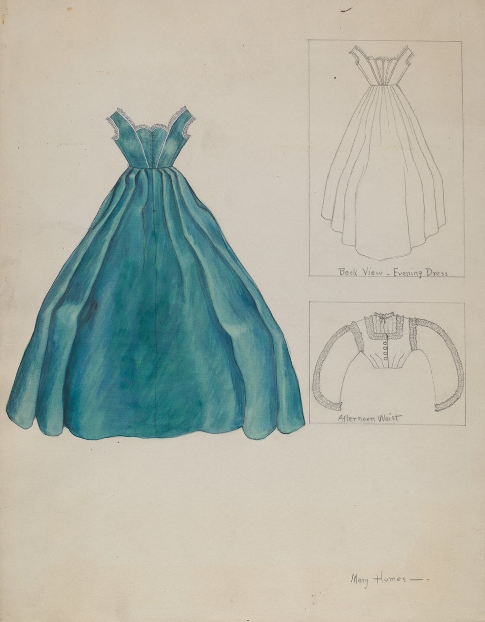 Kostüm, c. 1937. by Mary E Humes