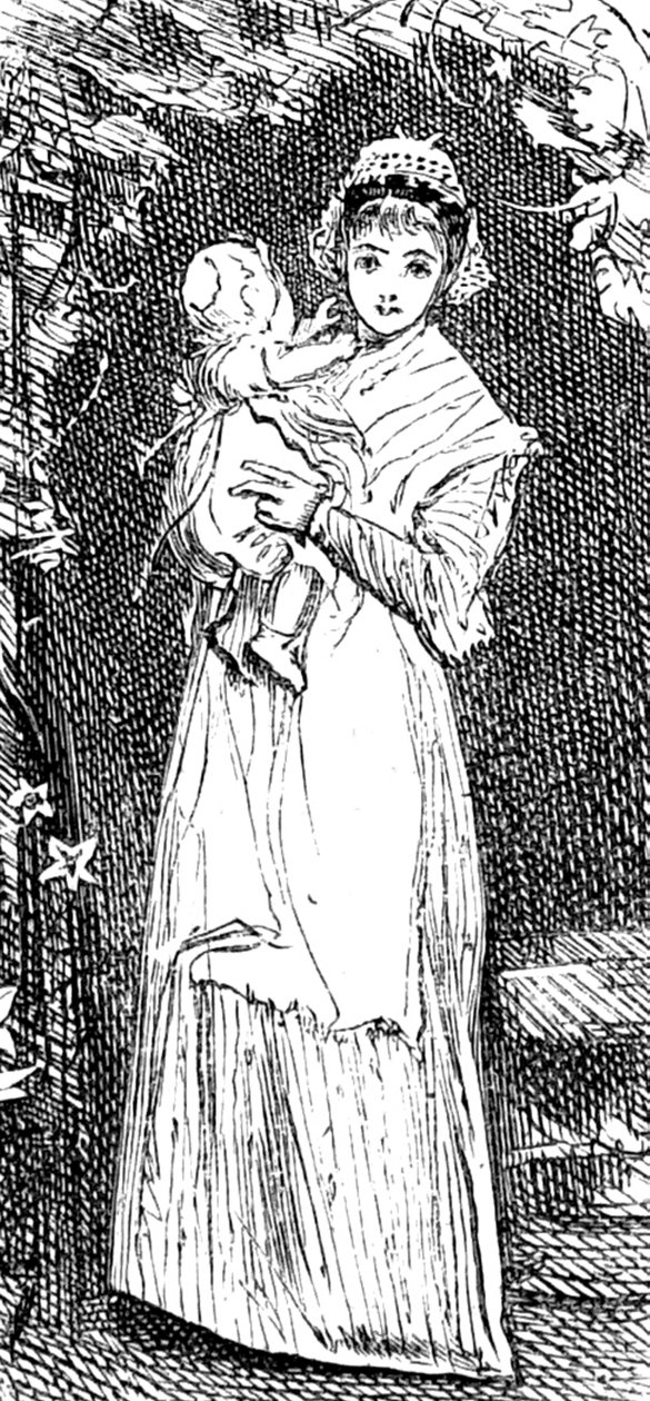 Çocuğunu kucaklayan bir anne by Mary Ellen Edwards