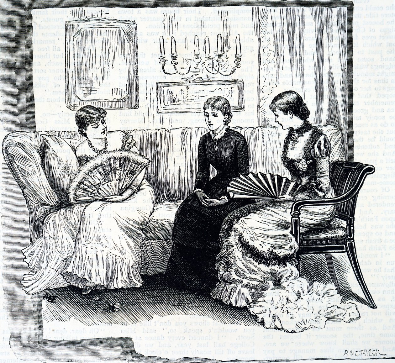 Hayranları olan bayanlar. by Mary Ellen Edwards