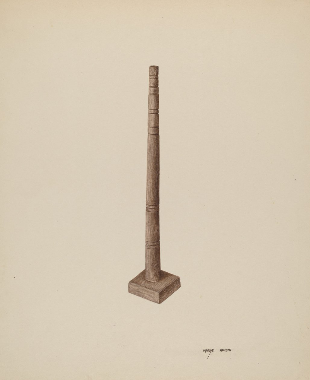 Şamdan, c. 1940. by Mary Hansen